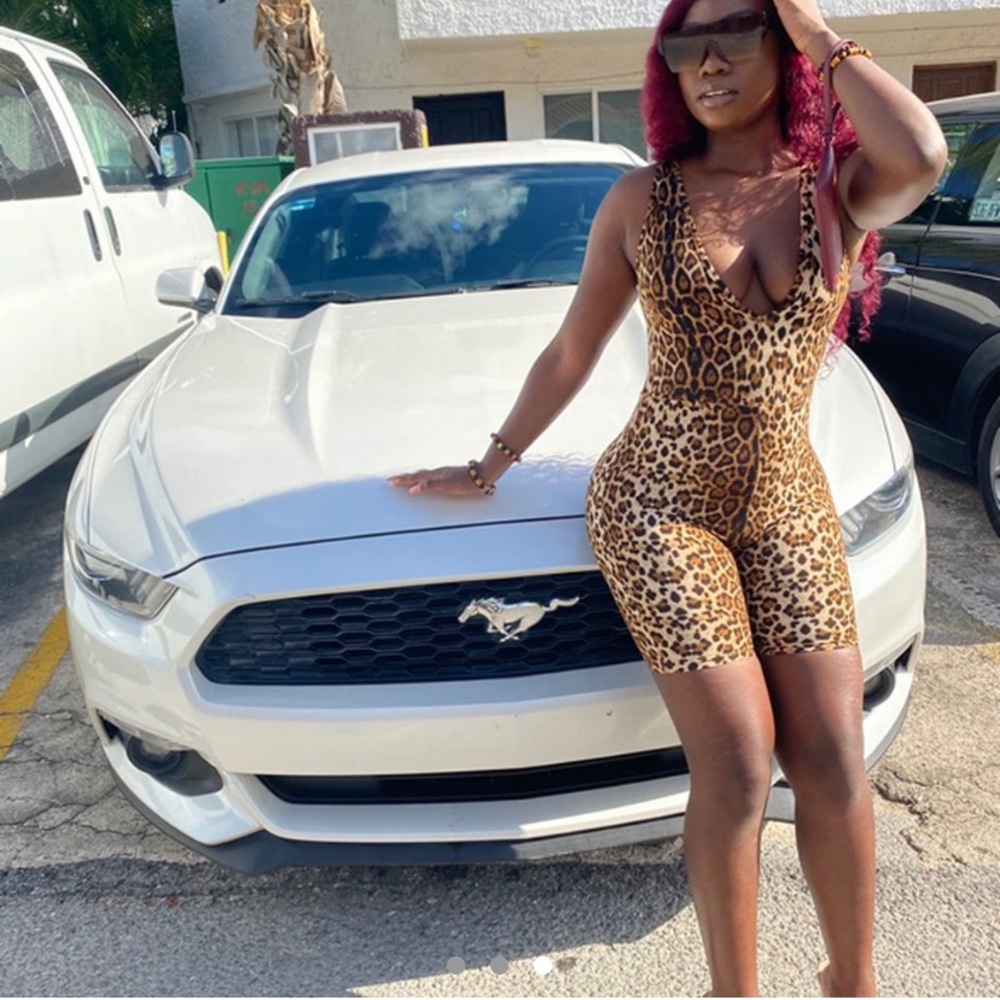 Cheetah Print Jumpsuit